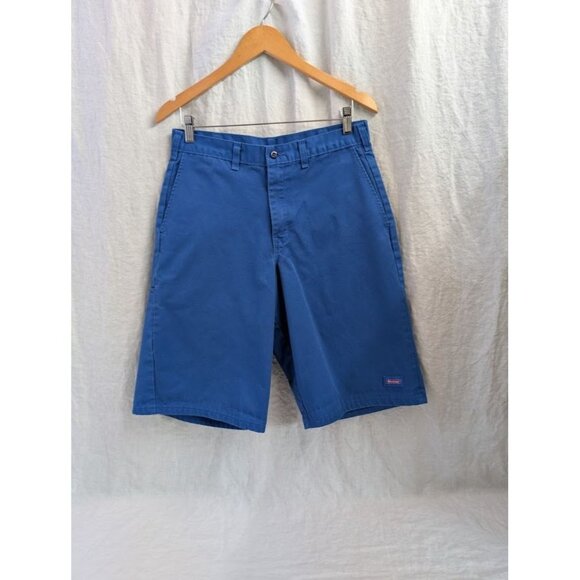 Dickies size 32 royal blue long shorts 12" inseam 32" waist F9 - Picture 1 of 10